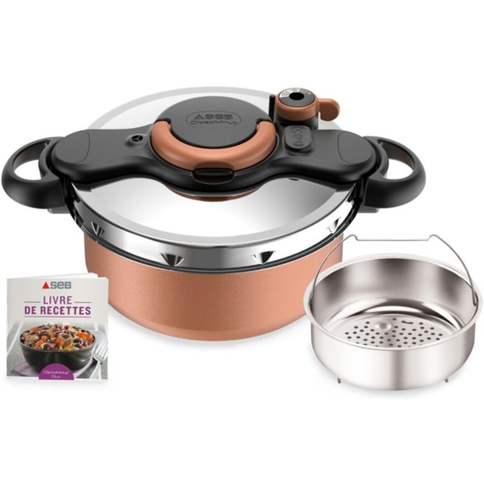 Autocuiseur SEB ClipsoMinut Duo Copper 5L P4705101