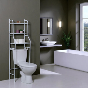 Etagere De Rangement Wc 155x48x25cm