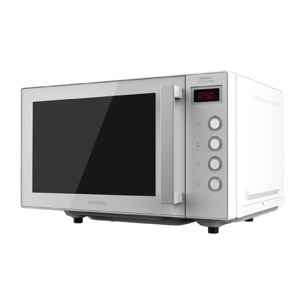 Microondas sin plato GrandHeat 2000 Flatbed White. Capacidad 20 litros, Potencia