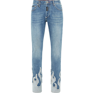 PHILIPP PLEIN Jeans Straight Cut FLAME