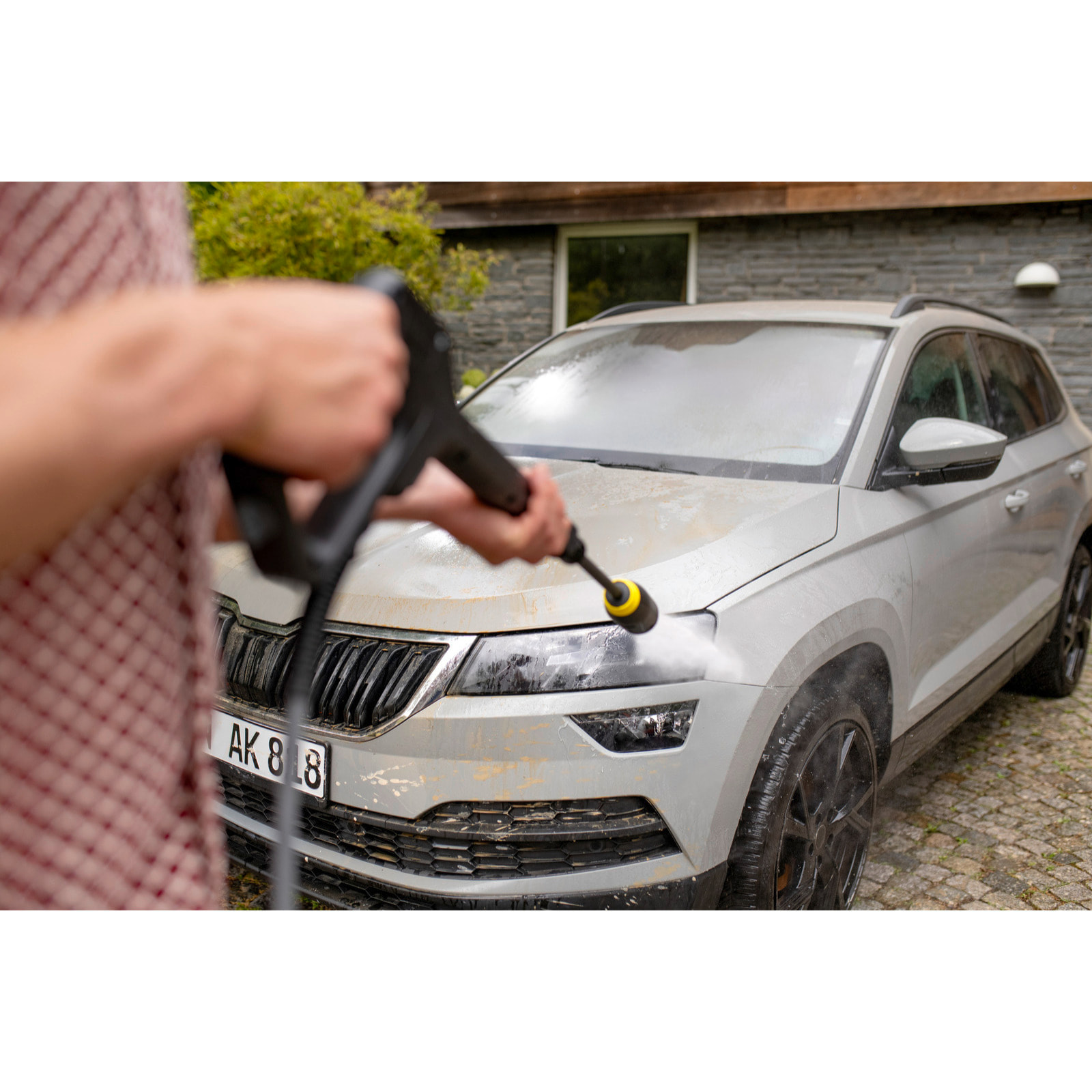 Nettoyeur haute pression Karcher K7 Comfort Premium Home - 180 bars - 600L/h - brosse terrasse - flexible premium 10m