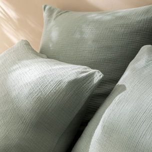 Parure de lit unie en coton, GAZE DE COTON