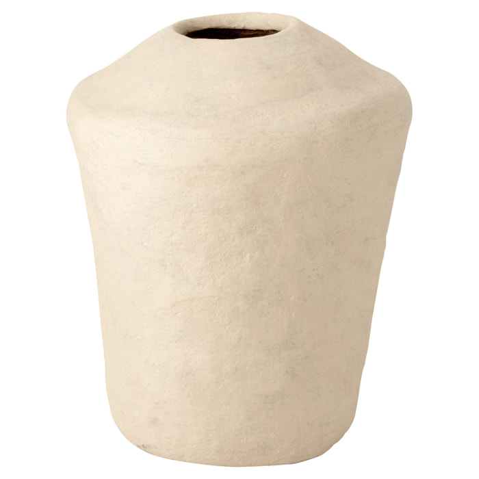 J-Line vase Large Chad - papier maché - blanc - 68 cm de hauteur