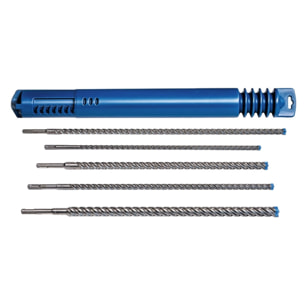 Kit de perceuse à percussion EXPERT pour électricien, foret SDS court plus-7X, 5 pièces 400mm - BOSCH - 615997671