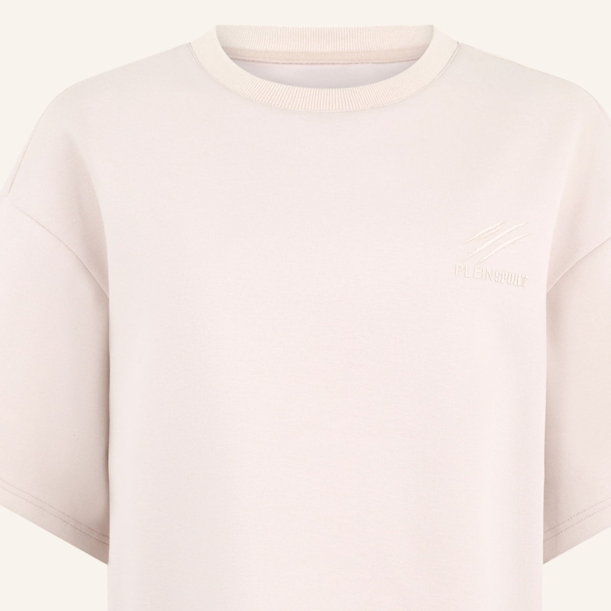 PLEIN SPORT Round Neck T-Shirt Icon Scratch
