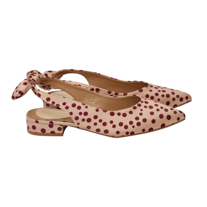Ballerine pois - tacco 3,0 cm