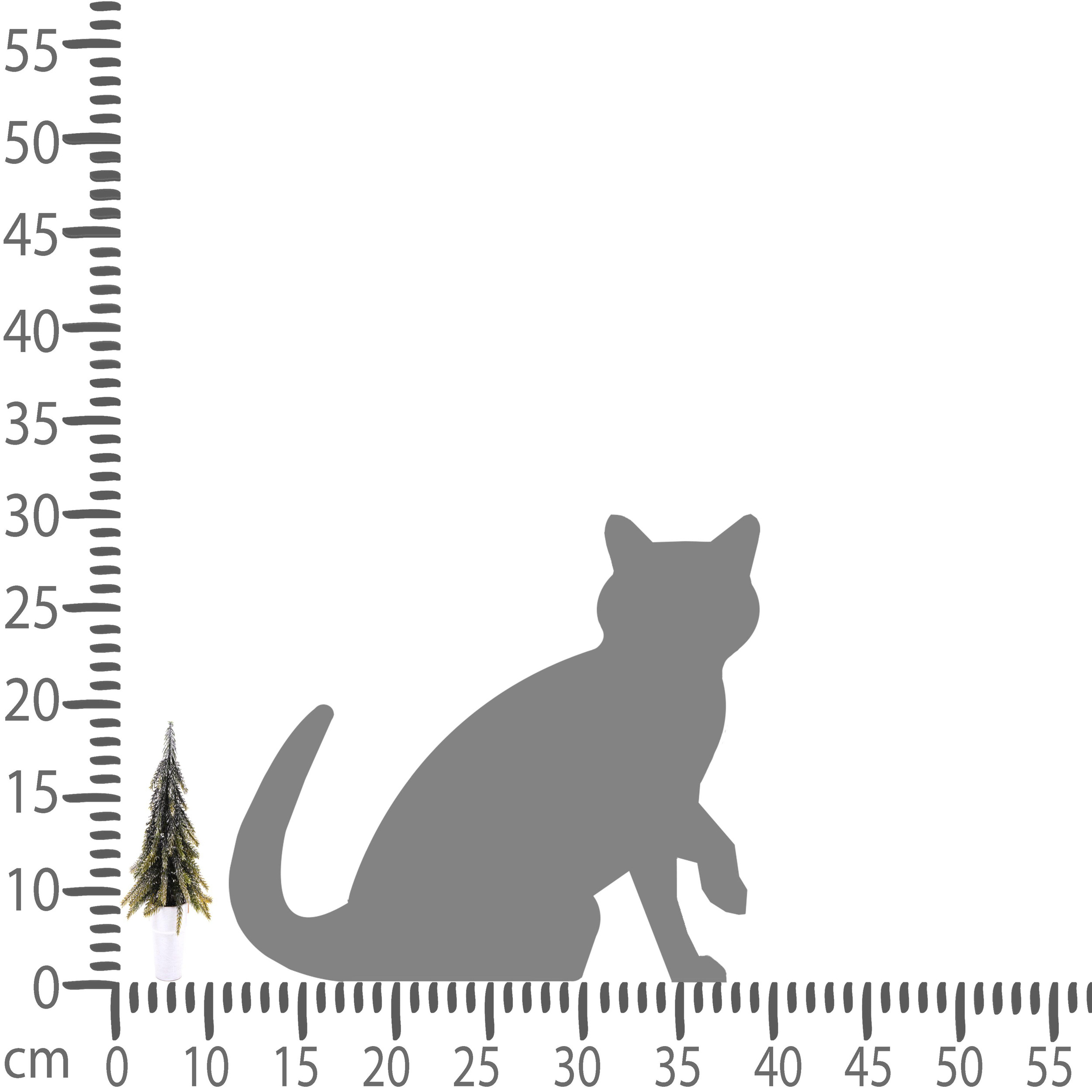 Abete Natalizio - Pezzi 6 - 10xH19x10cm - Bianchi Dino SpA