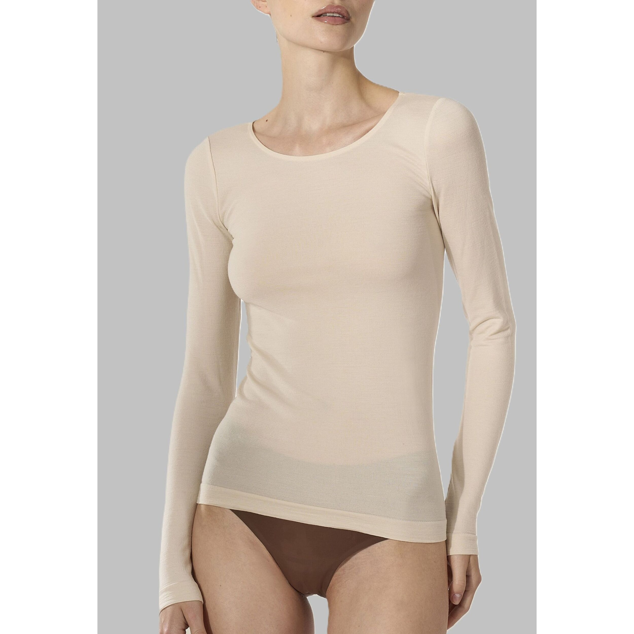 Top Pure Wool Top Long Sleeves