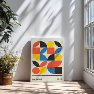 Tableau Bauhaus formes géométriques Toile imprimée
