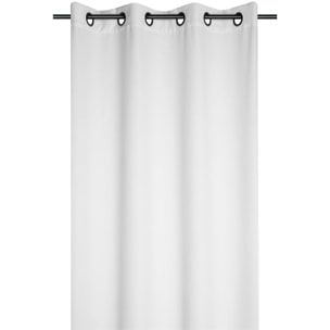 Rideau à oeillets en velours côtelé - Ecru