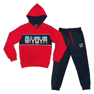 Tuta Ragazzo GIVOVA 8 / 16 Anni Cotone Felpato Invernale