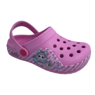 Ciabatta Simil Crocs Lol Surprise Rosa Lei LOL Rosa