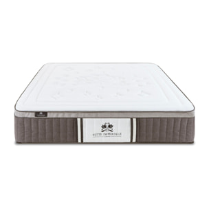 Matelas Hybride Suite Impériale, Soutien Ferme, 35 cm, Ressorts Ensachés & Mémoire de Forme