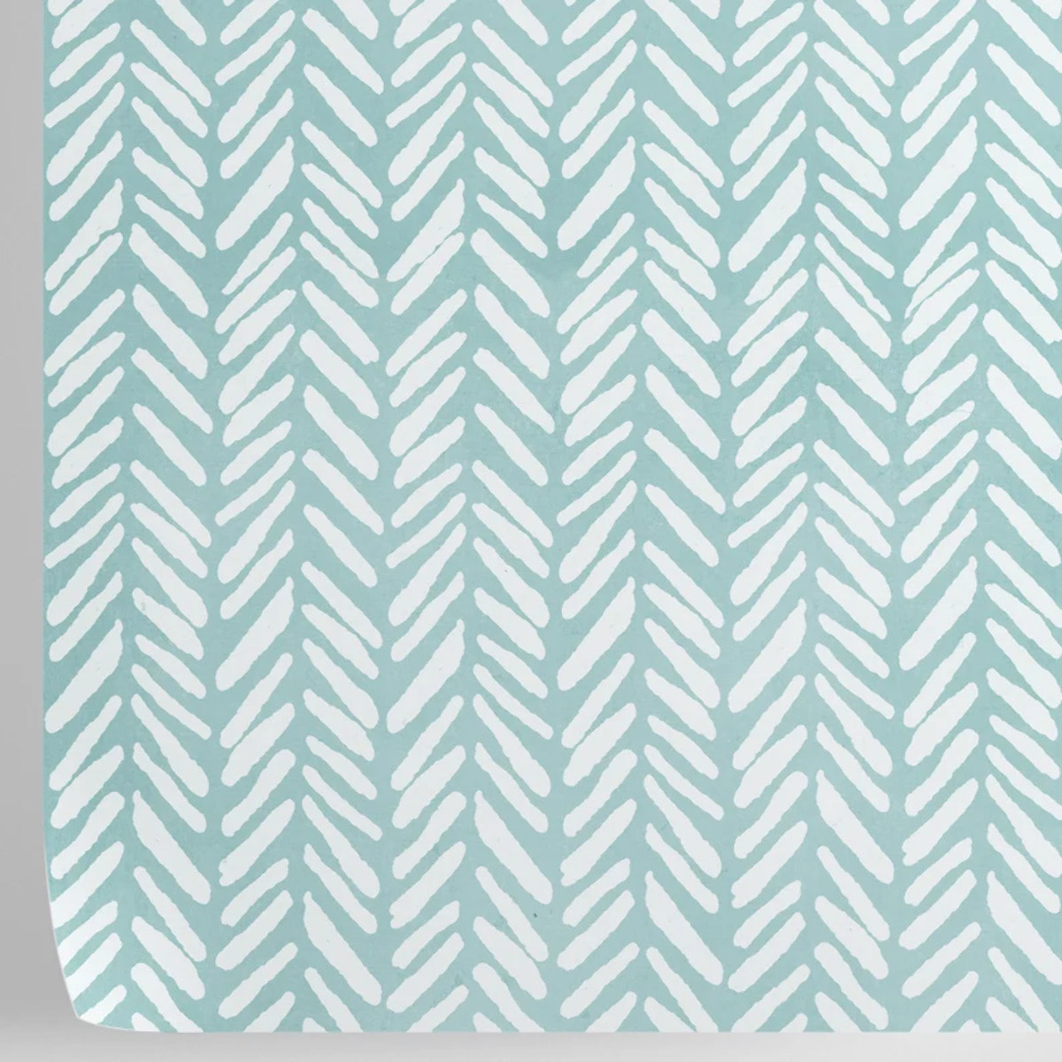 Carta da Parati Geometrica Azzurra Vintage