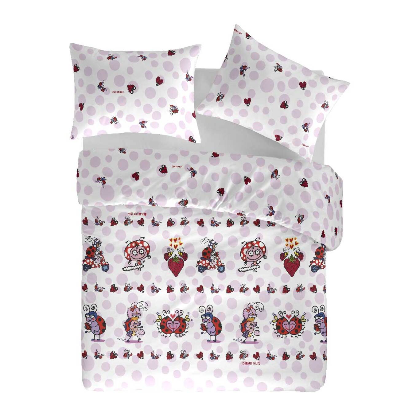 Funda nórdica reversible KUKUMARYS - 100% algodón - 144 hilos -