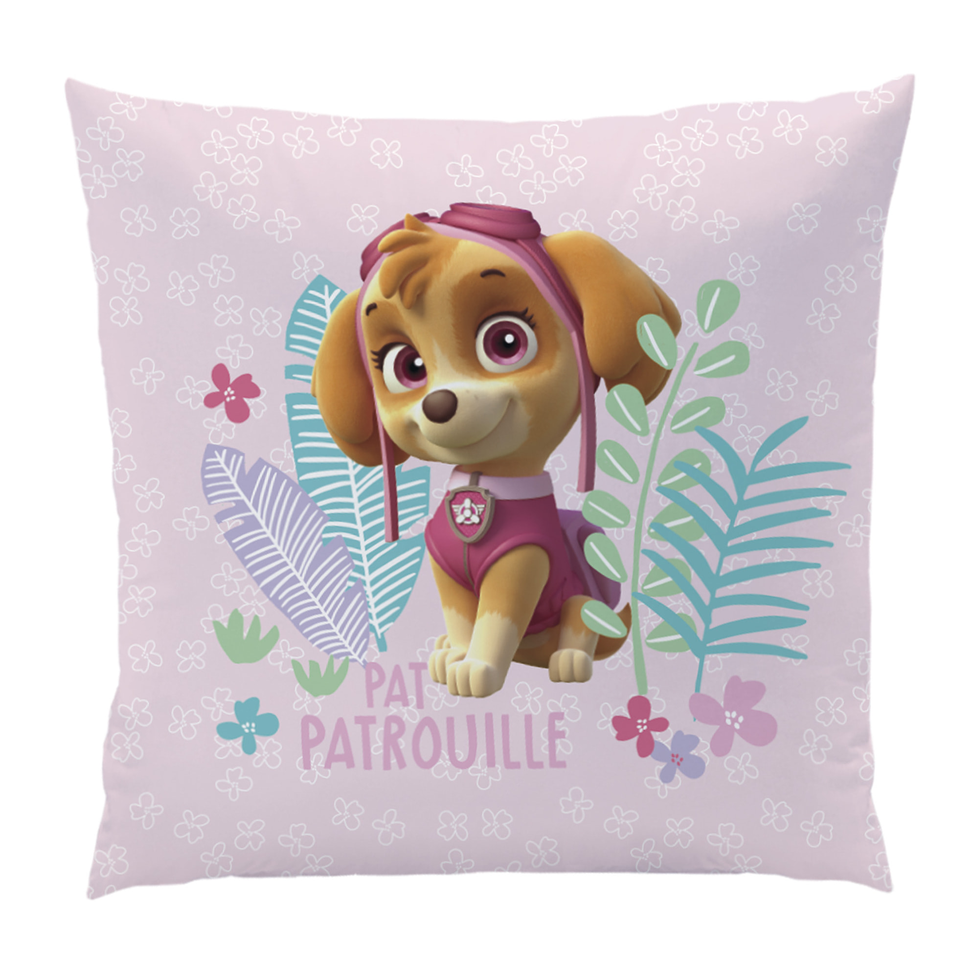 Ensemble Plaid et Coussin, PAT PATROUILLE PARADISE