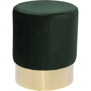 Tabouret Cherry vert et laiton Kare Design