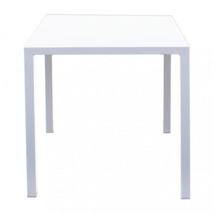 Tavolo MARSIGLIA in metallo bianco 70x70 cm, impilabile