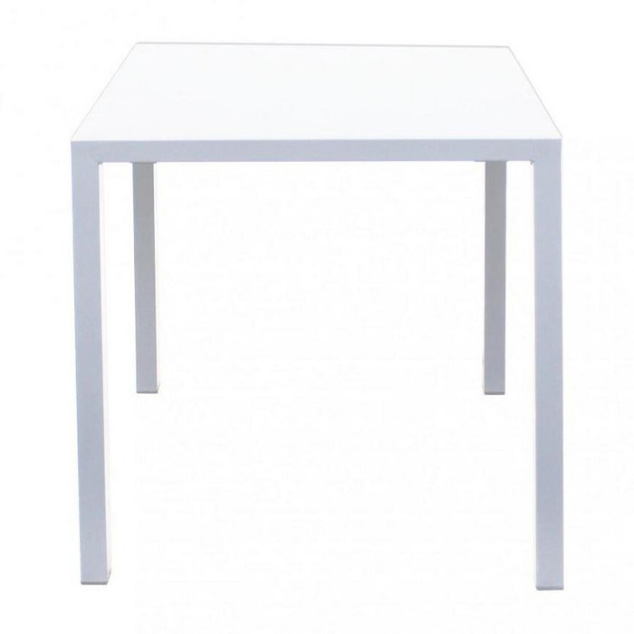 Tavolo MARSIGLIA in metallo bianco 70x70 cm, impilabile