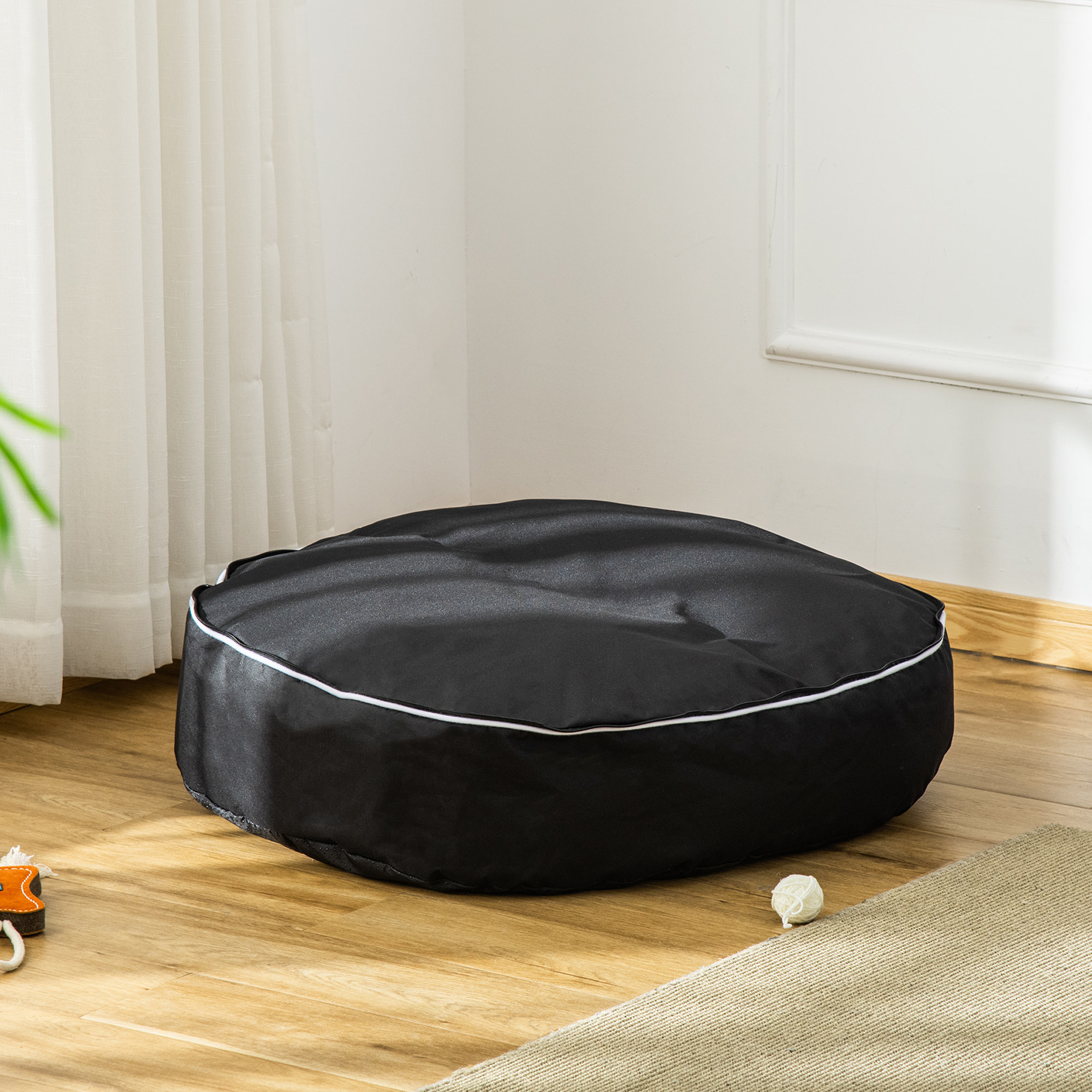 Cama para Perros Lavable con Funda Desenfundable Tela Oxford y Felpa 80x72x18 cm