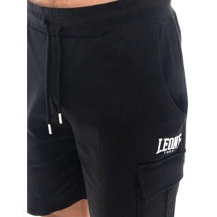 Bermuda cargo da uomo con logo piccolo