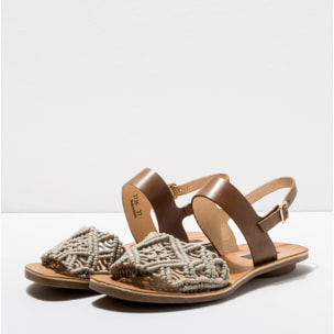 Sandalias S3126 MACRAME TAUPE / DAPHNI color Taupe