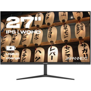 Ecran PC JAPANNEXT JN-IPS270WQHD75F-C65W Plat 27"