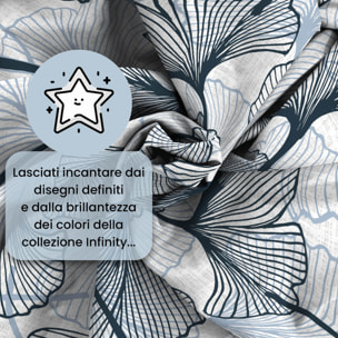 PARURE COPRIPIUMINO INFINITY - 100% Microfibra