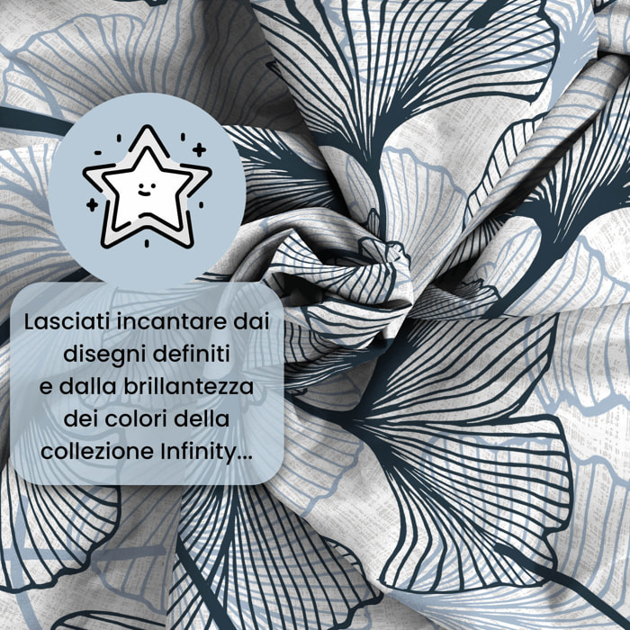 PARURE COPRIPIUMINO INFINITY - 100% Microfibra