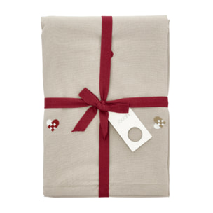 Nappe Christmas Hearts Embroidery