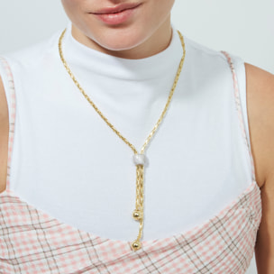 Collar Cymui acabado oro amarillo 18k