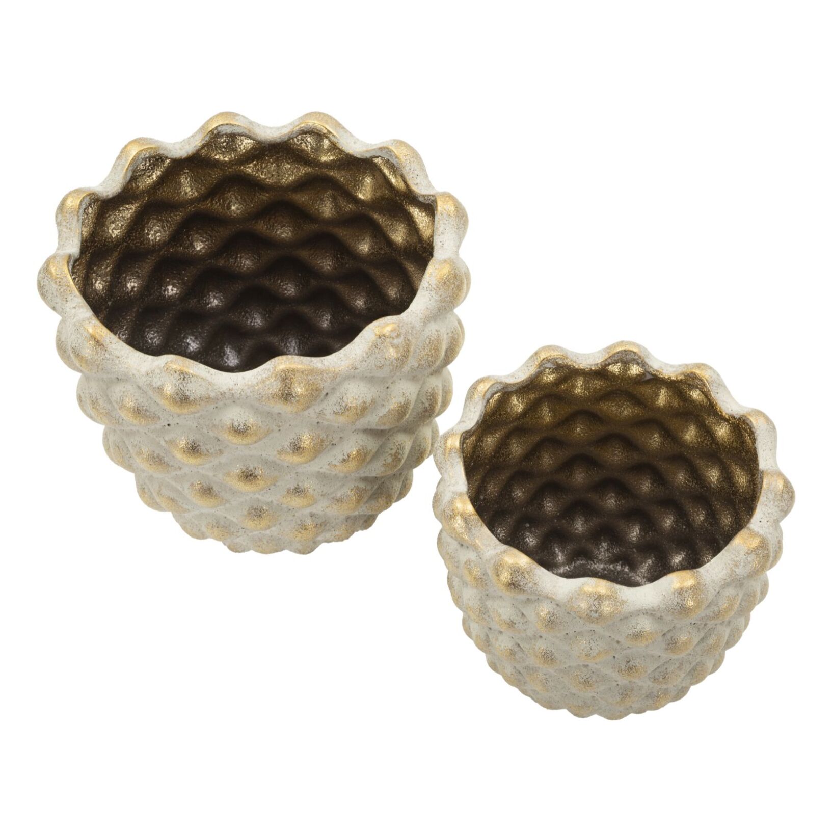 CACHEPOT PEPITAS COPPIA CM Ø 23X18-18,5X15,5 (APERTURA CM Ø 19-14)