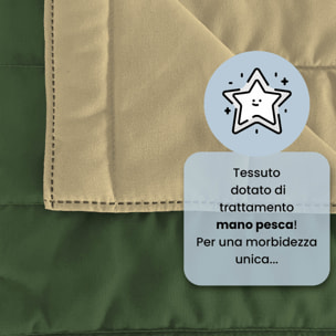 TRAPUNTINO ESTIVO ELEGANT PIAZZA E MEZZA, BICOLORE