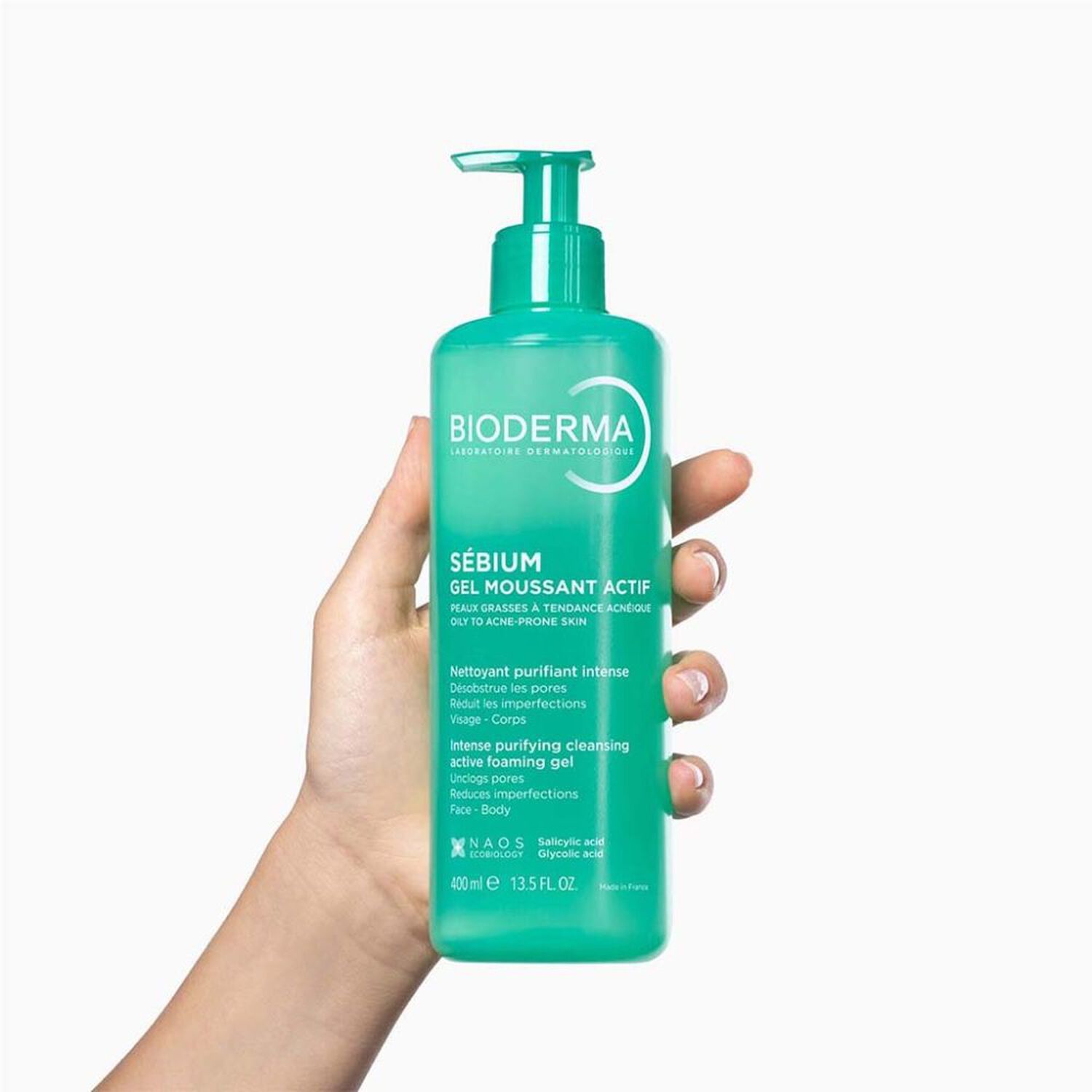 Sebium - Gel Moussant Actif Nettoyant Purifiant Intense 400ml