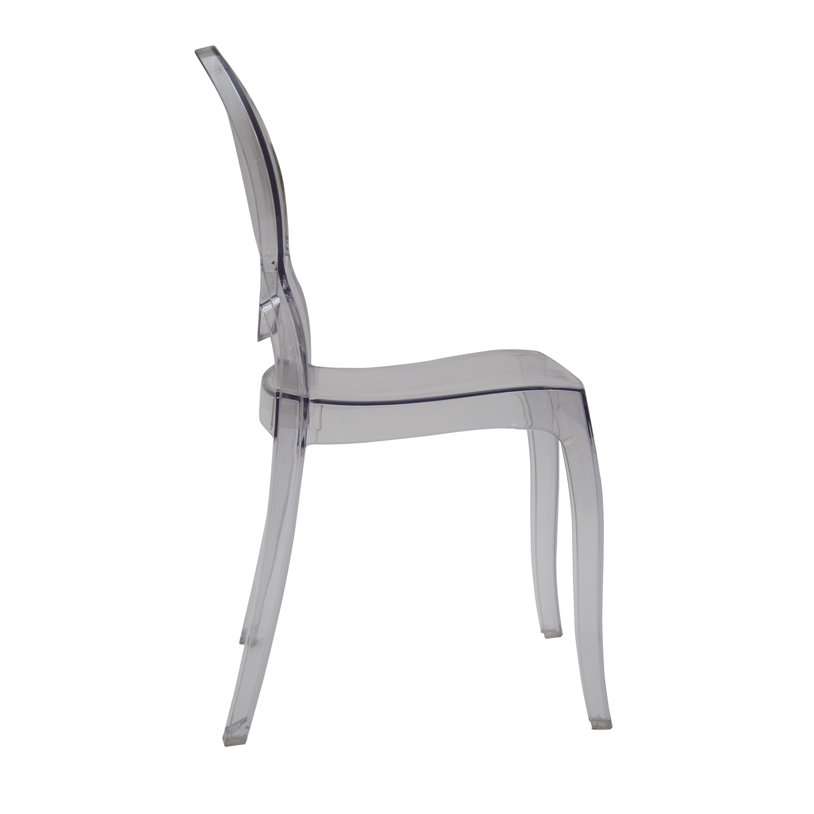 Set 4 sedie polipropilene trasparente