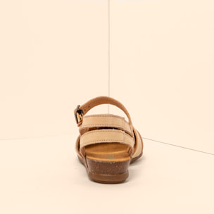 Sandalias N5207 NOBUCK LAVADO CREAM/ STELLA color Cream