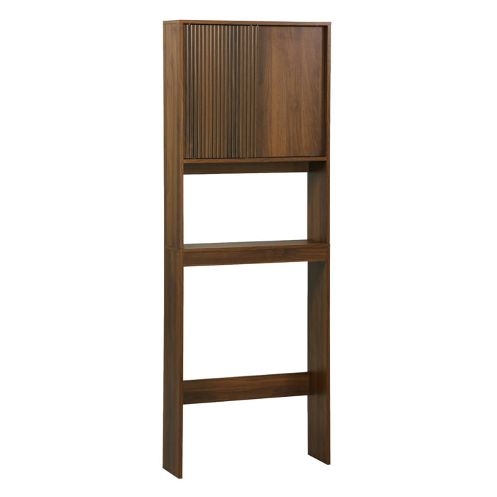 Etagère / Meuble WC scandinave décor bois LINEAR