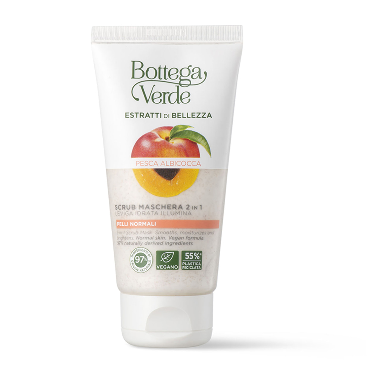 Estratti di bellezza - Scrub Maschera 2 in 1 - Pesca e Albicocca