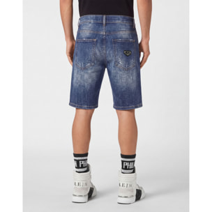 PHILIPP PLEIN Pantaloncini in denim Fermentera BASIC