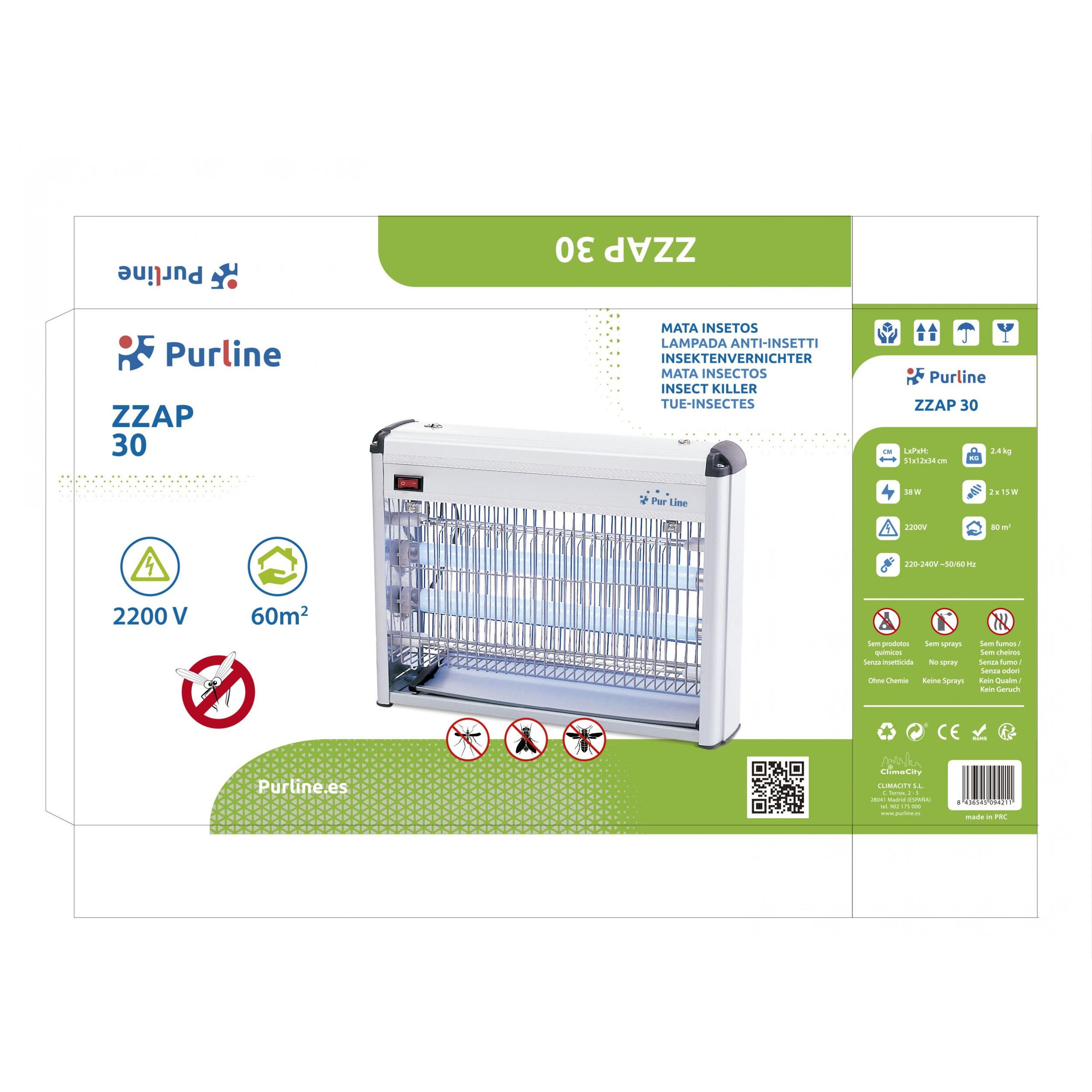 Tue Insectes Électrique 30W avec lumière ultraviolette