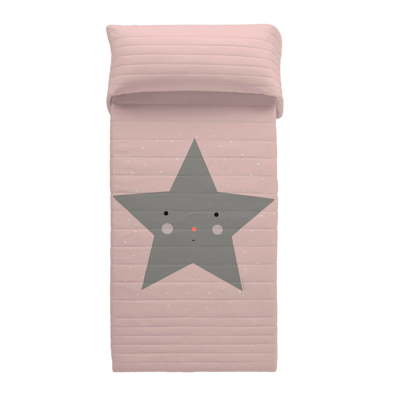 Haciendo el Indio - Colcha Bouti Estampada - 100% Algodón - Infantil - 70 gr/m² - Happy Star