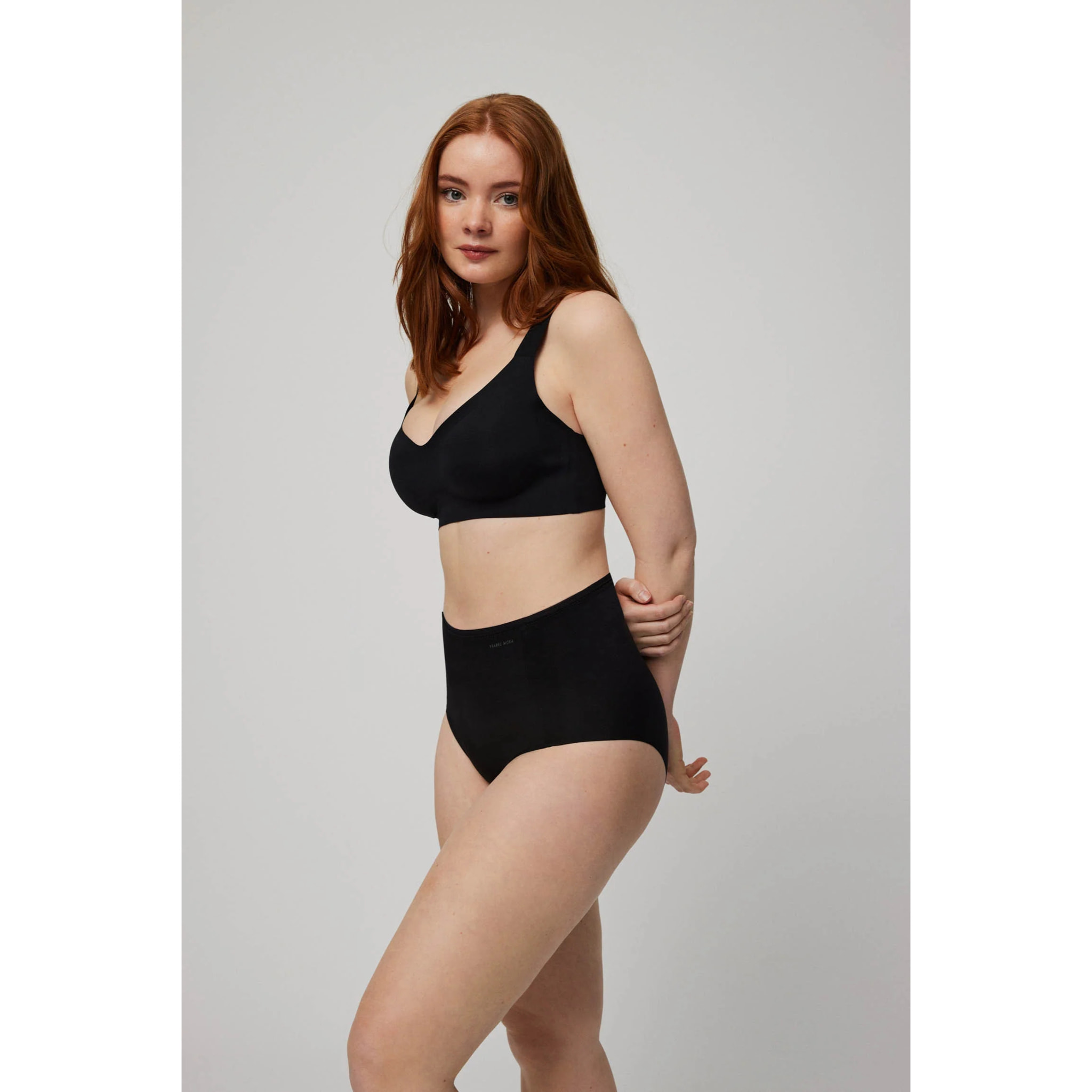 Mutandina alta da control nera