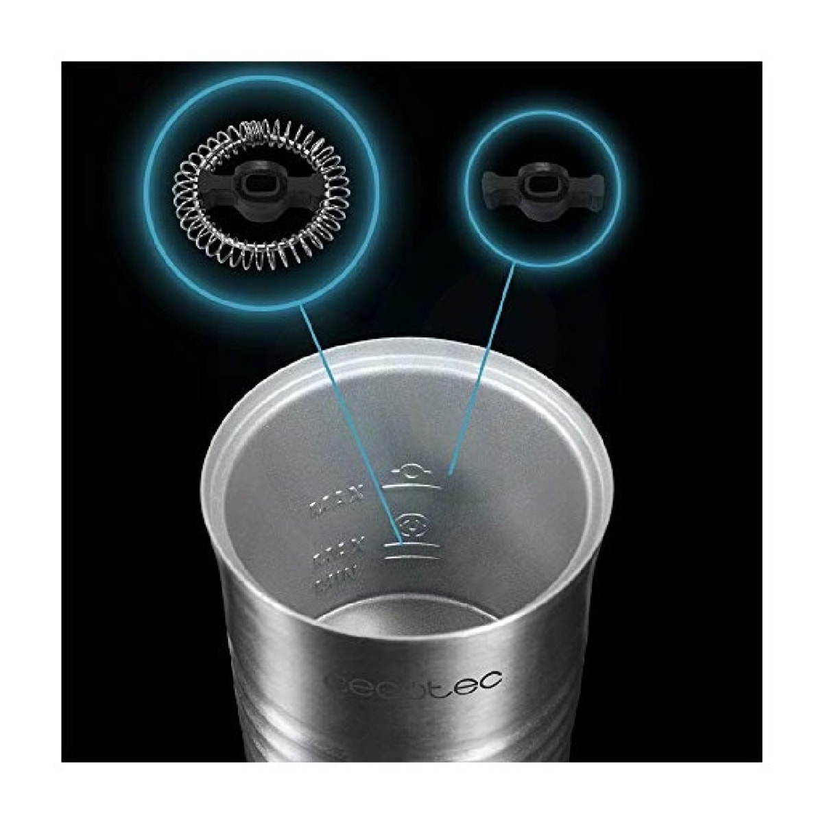 Cecotec Mousseur à lait Power Latte Spume 4000