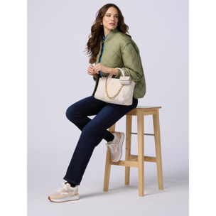 Oltre - Jeans regular azul enjuague con botones dorados - Azul