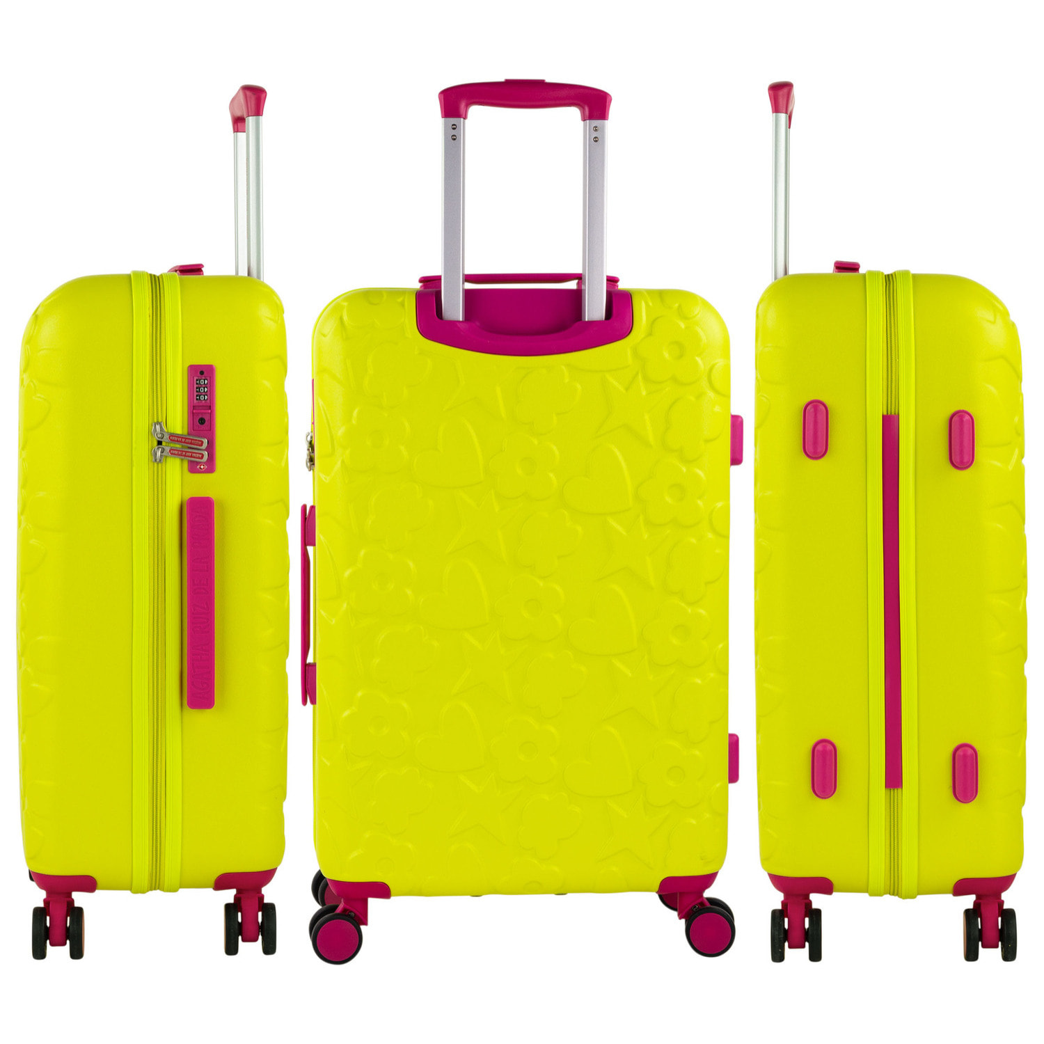 Juego De Maletas Pc Agatha Ruiz De La Prada Iconic Pistacho