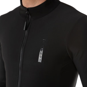Chaqueta ciclista hombre manga larga negro