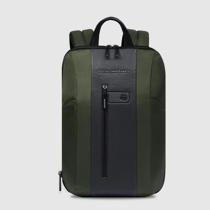 Piquadro Zaino sottile porta pc 14 in tessuto riciclato