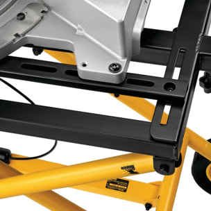 Piètement roulant pour scie à onglets - Charge max. 135 kg - DEWALT - DE7260-XJ