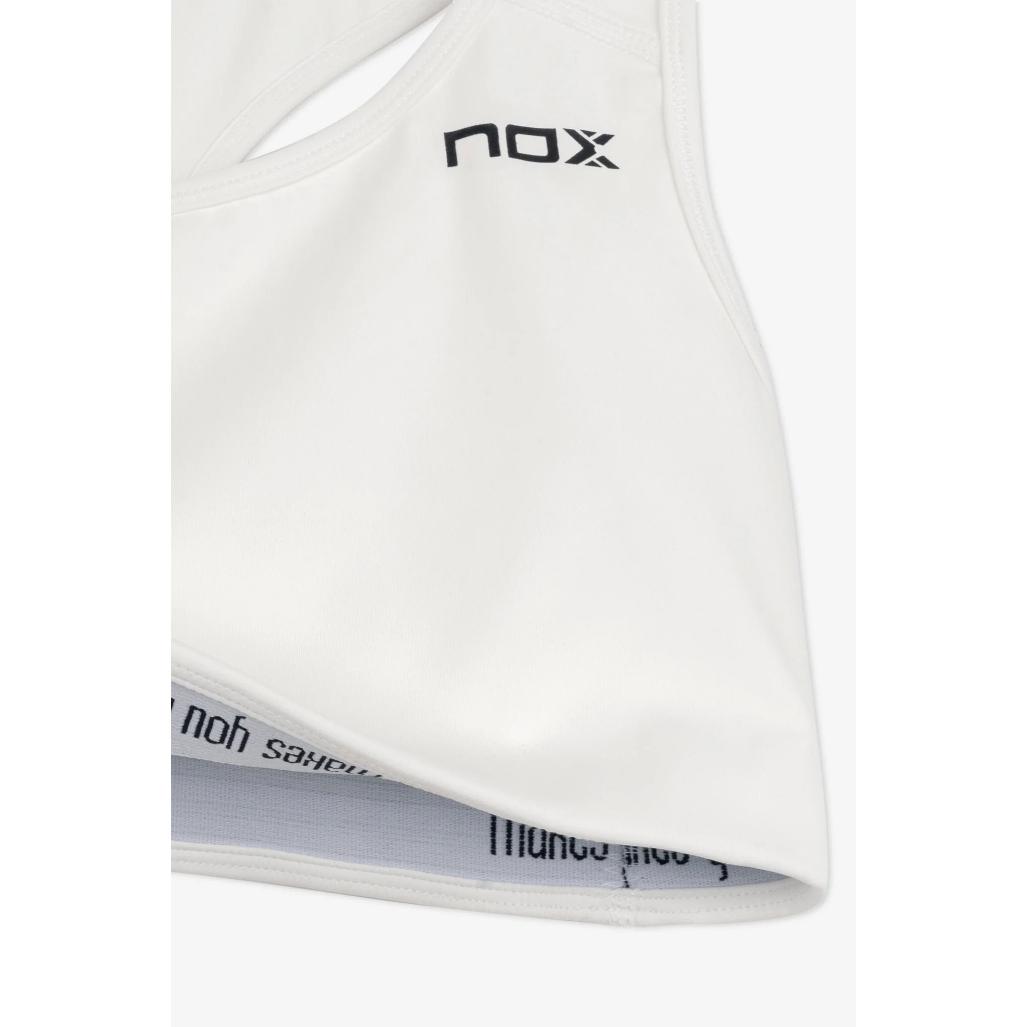 Sujetador deportivo mujer TEAM blanco