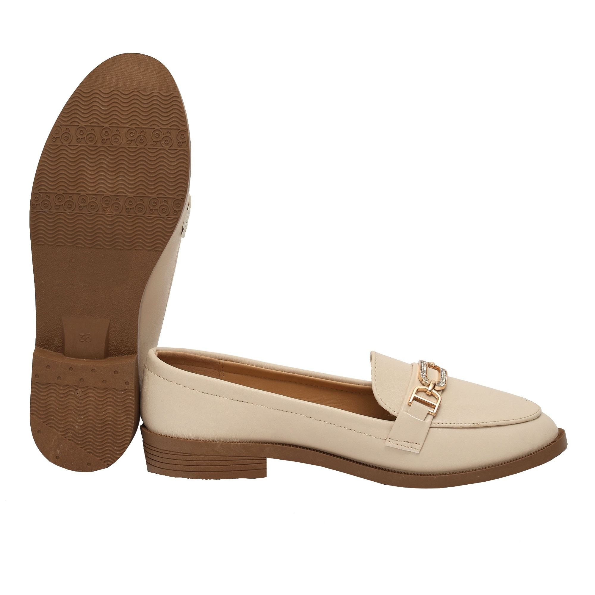 Mocassini con accessorio - tacco 2,5 cm